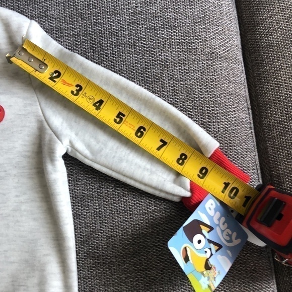 BLUEY Long Sleeve Pullover Sweatshirt Hearts Toddler Boy Girl Valentine’ Day 2T - Picture 8 of 10